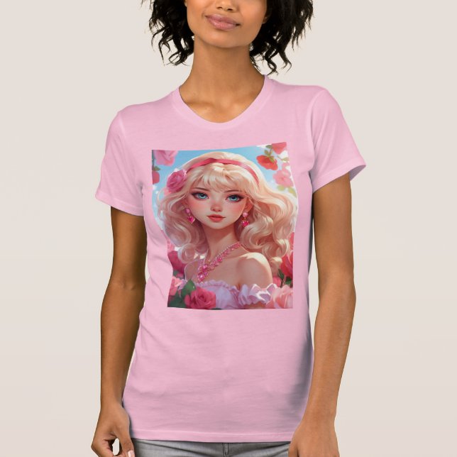 Camiseta Princesa da flor (Frente)