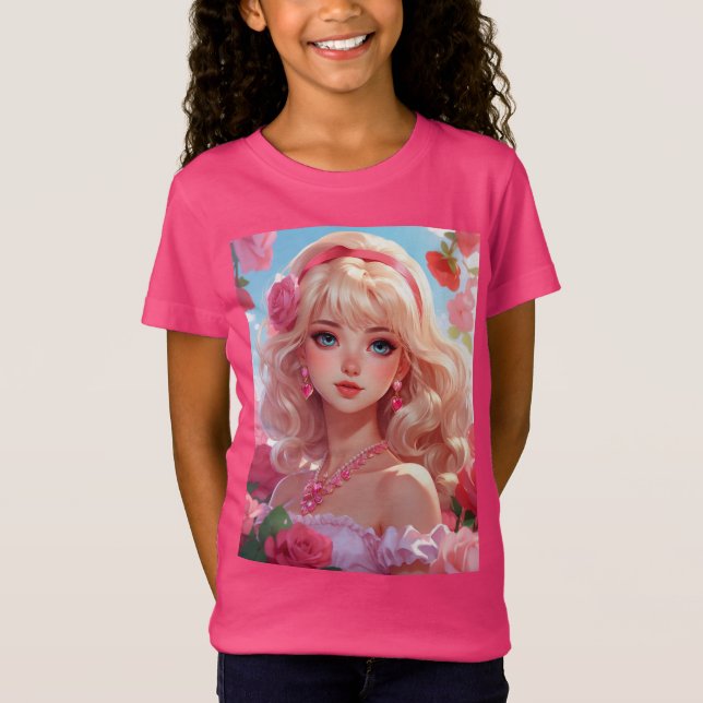 Camiseta Princesa da flor (Frente)