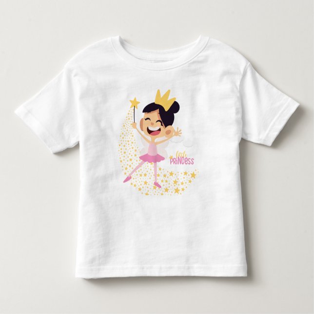 Camiseta Princesa das Estrelas, Desejos Mágicos (Frente)
