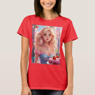 Camiseta Princesa de aniversário