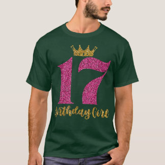 Camiseta Princesa de Aniversário  17 Anos  Aniversário de 1