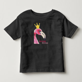 Camiseta Princesa de Aniversário Menina Flamingo | Flamingo