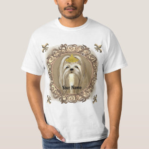 Camiseta princesa de cães malteses