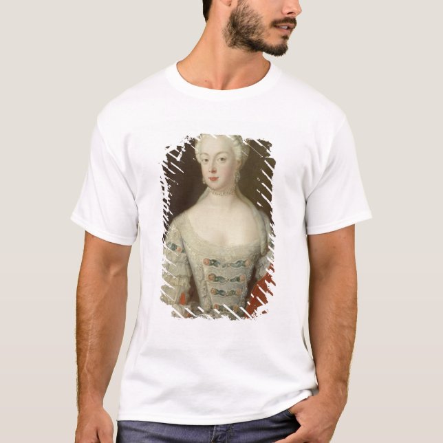 Camiseta Princesa de coroa Elisabeth Christine von Preussen (Frente)