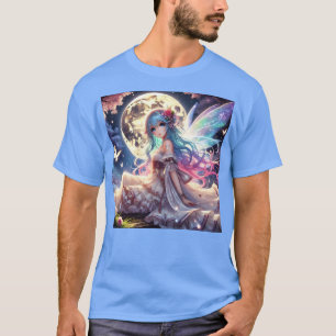 Camiseta Princesa de Fada de Lua de Anime, em Jardim