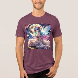 Camiseta Princesa de Fada de Lua de Anime, em Jardim