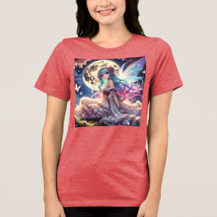 Camiseta Princesa de Fada de Lua de Anime, em Jardim