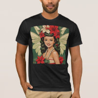 Princesa de Natal Tropical de Retro