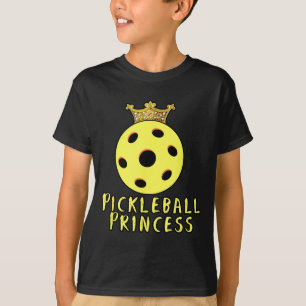 Camiseta princesa de pickleball fofa pickle ball