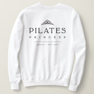 Camiseta Princesa de Pilates Minimalista Preto e Branco Sim