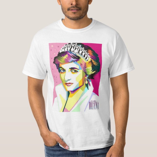 Camiseta Princesa Diana Clássica Real (Frente)