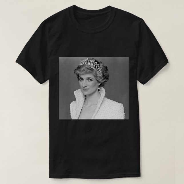 Camiseta Princesa Diana Fan Art _amp_ Merch (Frente do Design)