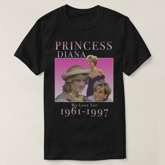 Camiseta Princesa Diana Homage Ativa (Frente do Design)