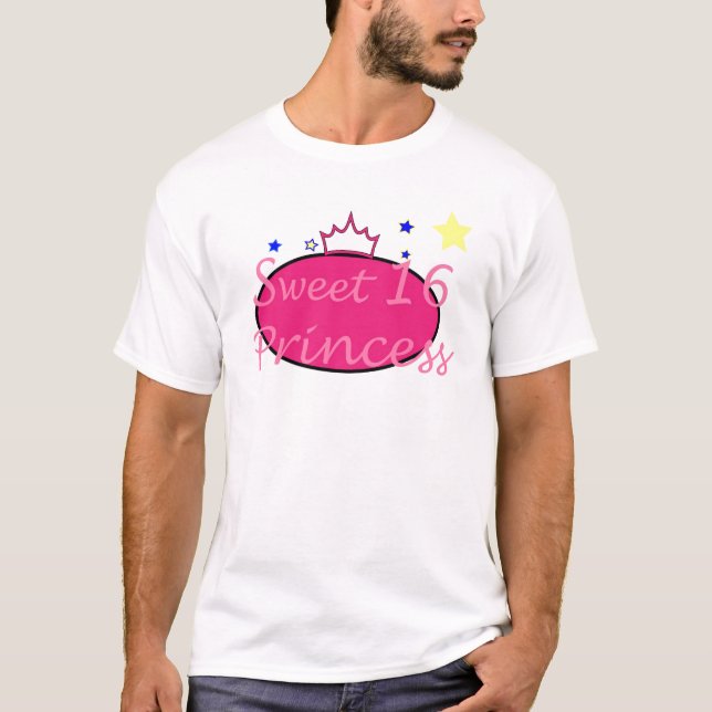 Camiseta Princesa do doce 16 (Frente)