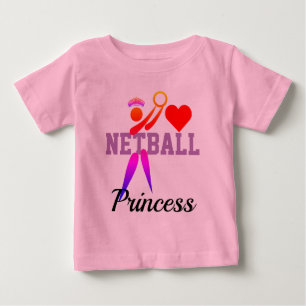 Camiseta Princesa do Netball do clipart do jogador do GS do