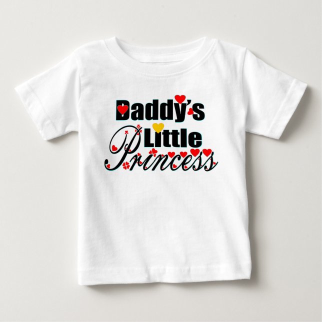 Camiseta ❤✔Princesa do Papai Fab Respirável com Babado (Frente)
