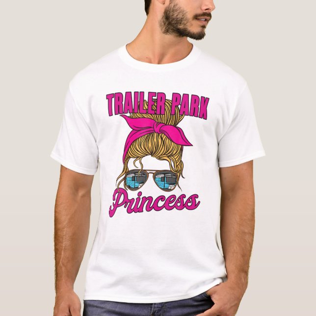 Camiseta Princesa do Parque Trailer - Garota Engraçada e Bo (Frente)