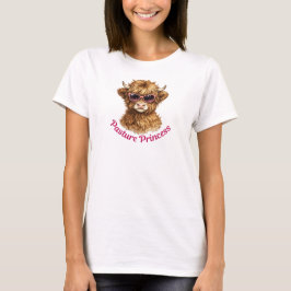 Camiseta Princesa do Pasto Linda e Divertida Vaca das Terra