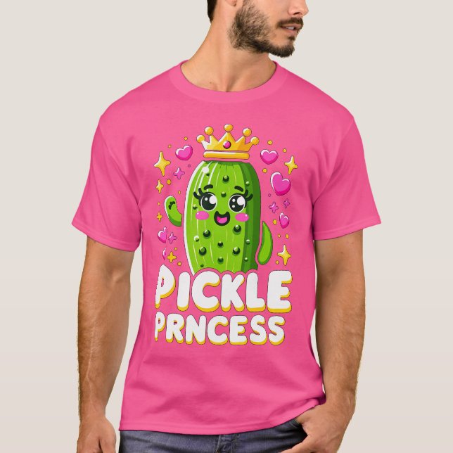 Camiseta Princesa do Picles Amante de Picles com Dill (Frente)