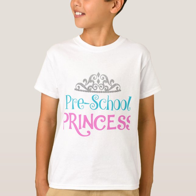 Camiseta Princesa do pré-escolar (Frente)
