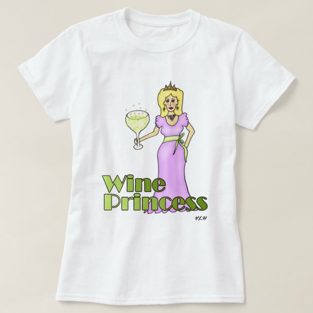 Camiseta Princesa do vinho (Frente do Design)