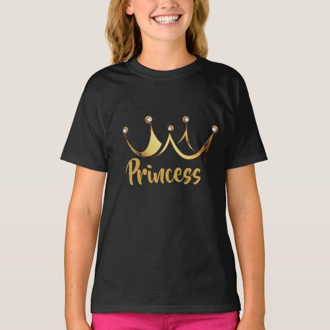 Camiseta Princesa Dourada (Frente)