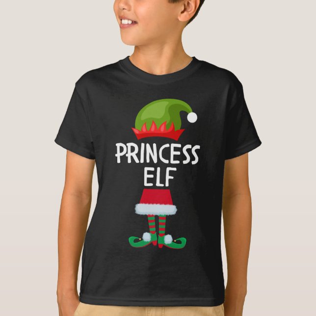 Camiseta Princesa e bonitinha de Natal (Frente)