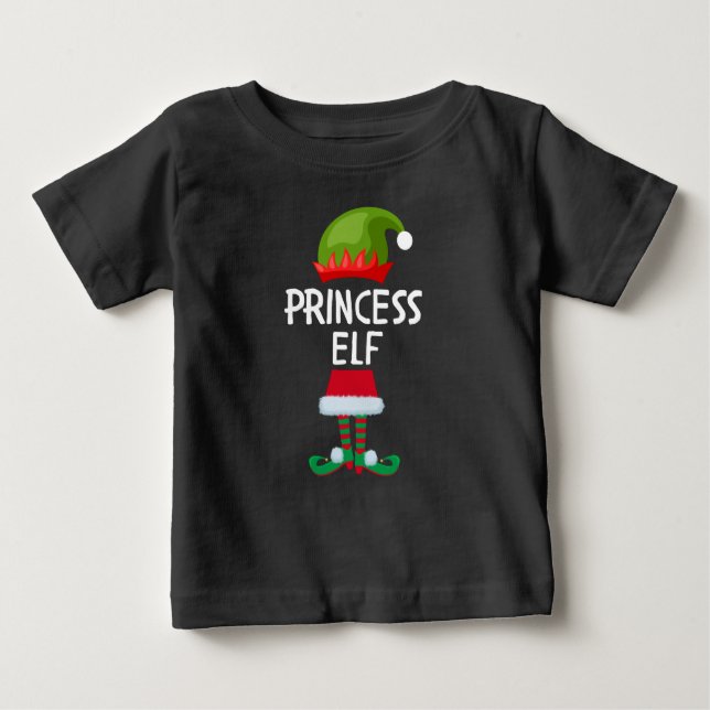 Camiseta Princesa e bonitinha de Natal (Frente)