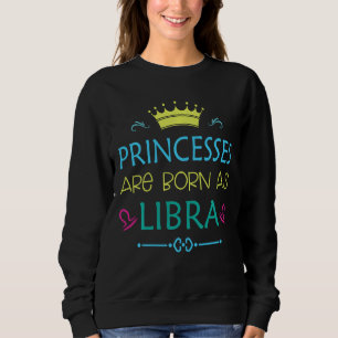 Camiseta Princesa É Nascer Como Libra Funny Libra Zodiac