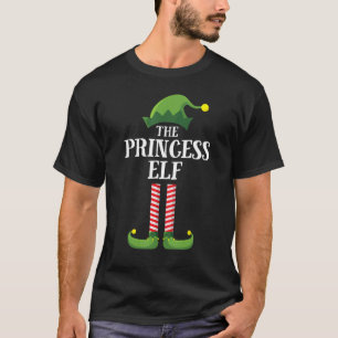 Camiseta Princesa Elf Matching Family Group Festa de Natal