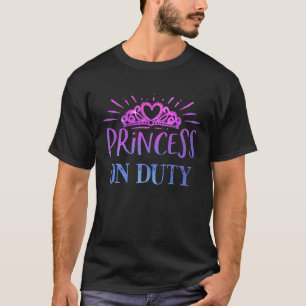 Camiseta Princesa Em Direto Menina Coroa Princesa 1