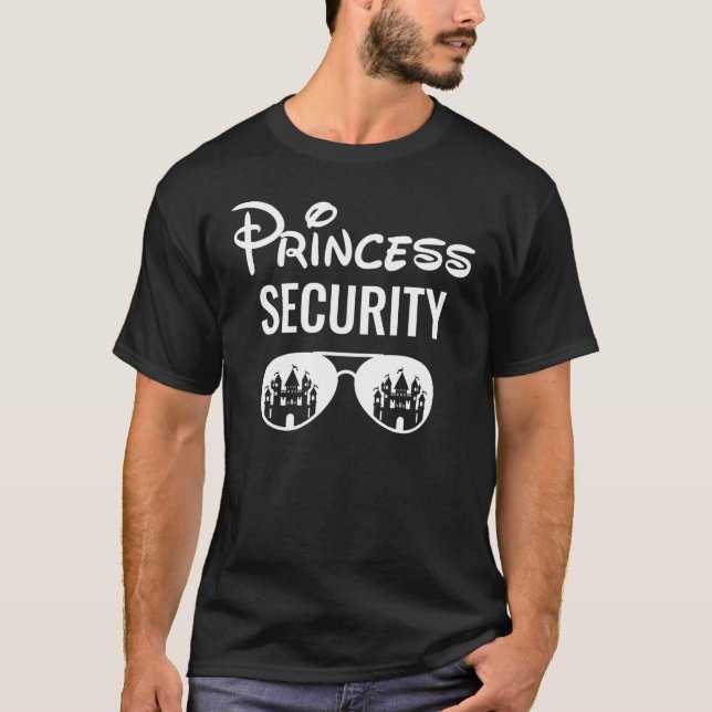 Camiseta Princesa Equipe de Segurança Grande Irmão Anúncio  (Frente)
