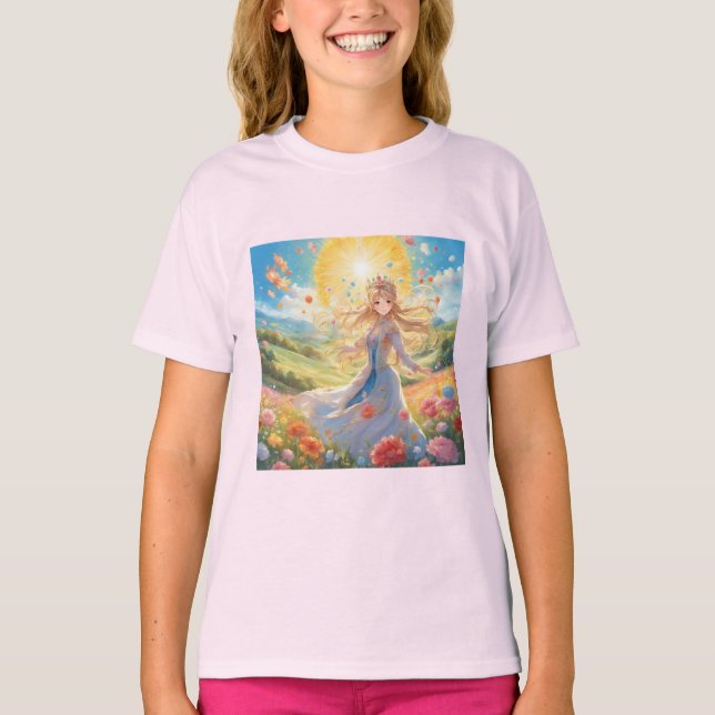 Camiseta Princesa Flor (Frente)