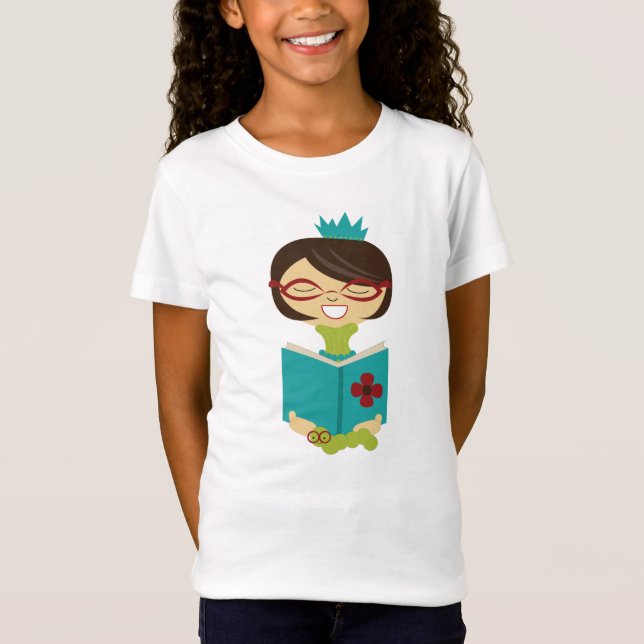 Camiseta princesa garotas T-Shirt (Frente)