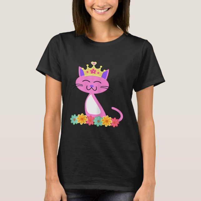 Camiseta Princesa Gata Meautastica Com (Frente)