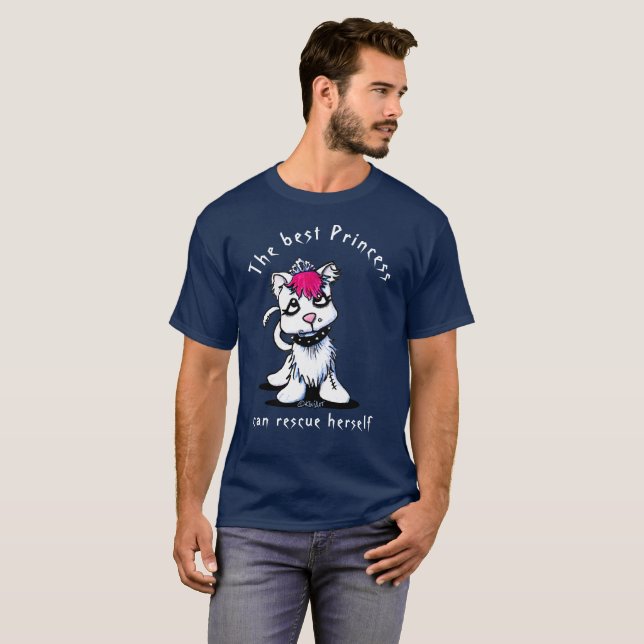 Camiseta Princesa Gatinho Male Ally (Frente Completa)