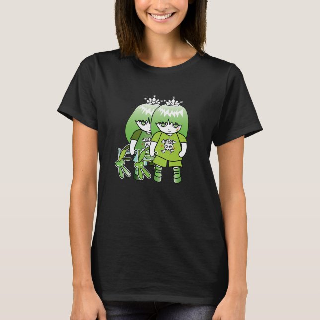 Camiseta Princesa Green (Frente)