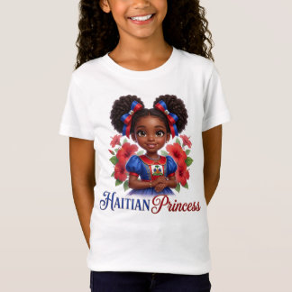 Camiseta Princesa Haitiana Bandeira do Haiti Melanina Menin