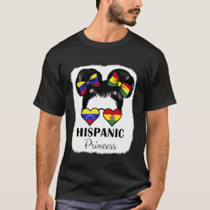 Camiseta Princesa Hispânica Venezuela e Bolívia Mistura Her