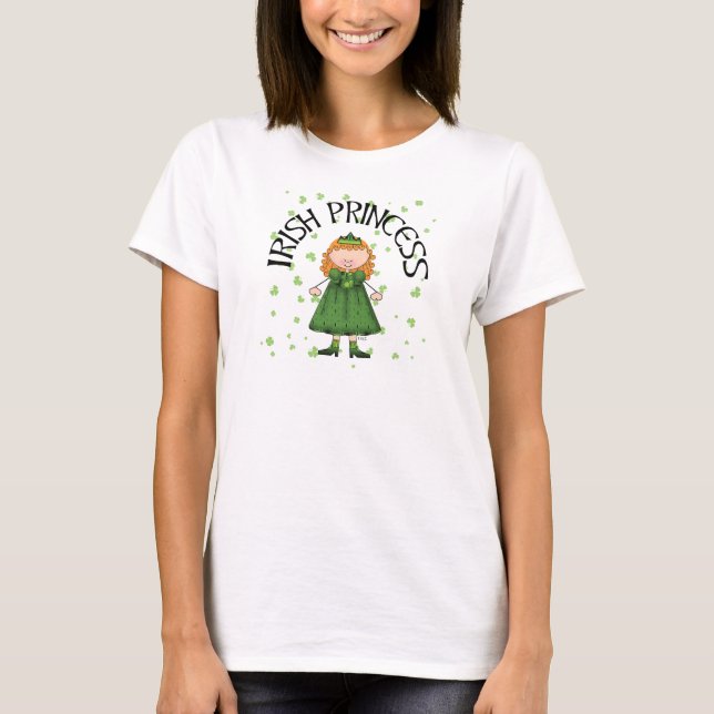 Camiseta Princesa irlandesa Redhead (Frente)