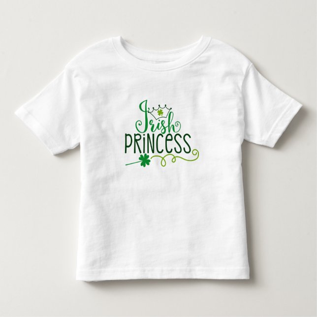 Camiseta Princesa irlandesa | Rua. Dia de Patrick (Frente)