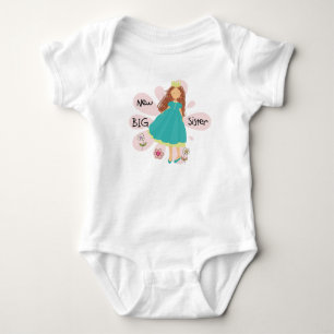 Camiseta Princesa Irmã Marrom Cabelo