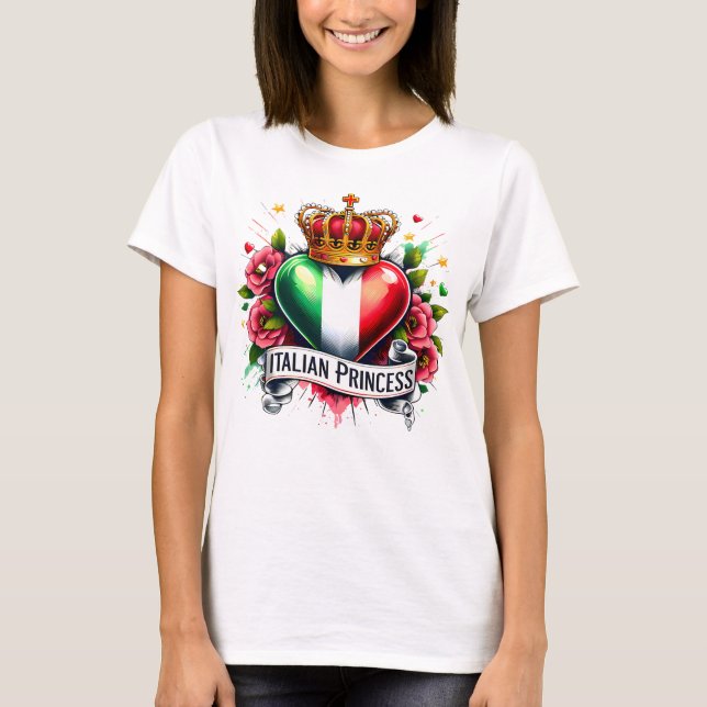 Camiseta Princesa italiana (Frente)