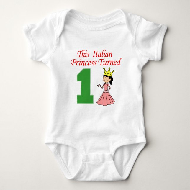 Camiseta Princesa Italiana Virou Uma (Frente)