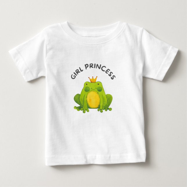 camiseta princesa menina bebê (Frente)