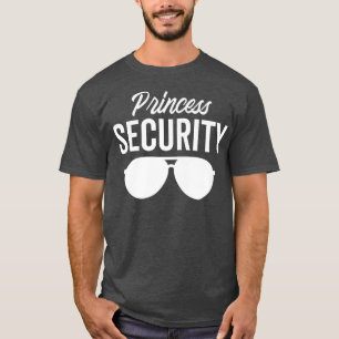 Camiseta Princesa Namorado de Pai de Segurança Gravidez