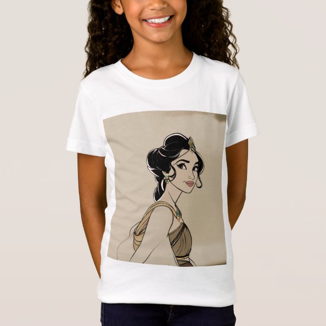 Camiseta Princesa Narrativa Jasmine (Frente)