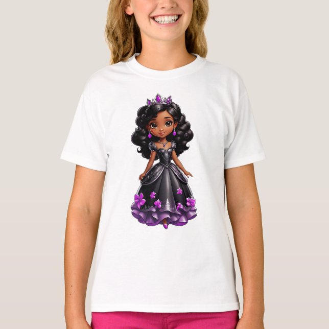 Camiseta Princesa Negra (Frente)