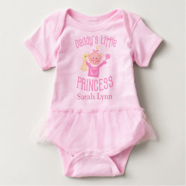 Camiseta Princesa Pai, Princesa Bebê, Tutu Bodycase