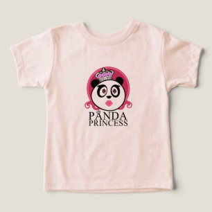 Camiseta Princesa Panda Panda Rainha Fofo